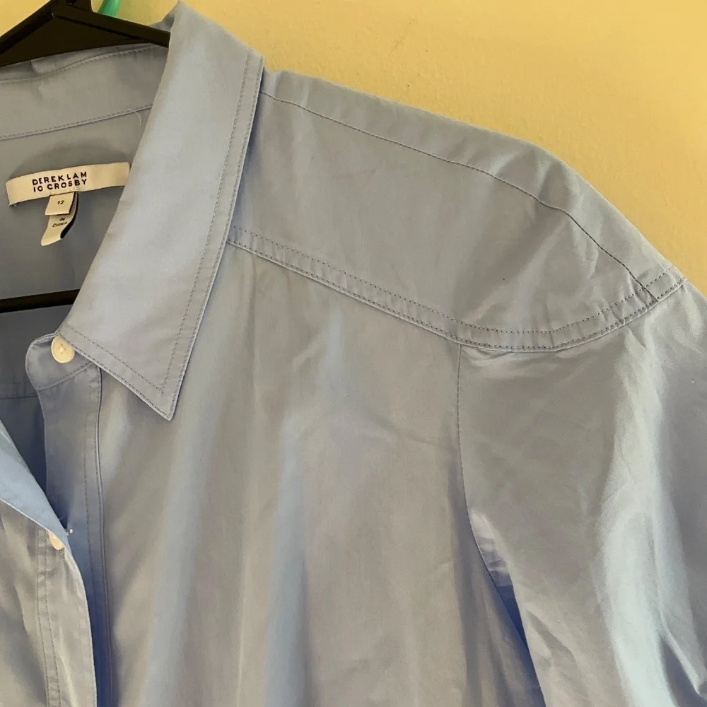 DEREK LAM 10 CROSBY LUMA SHIRTDRESS - Picture 5 of 5